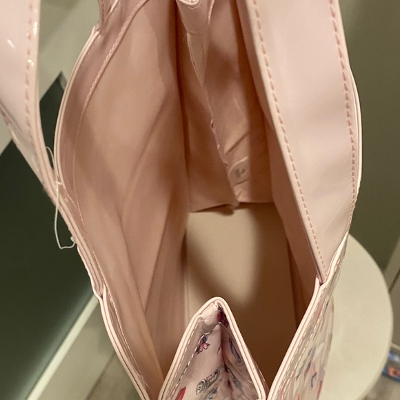 Laduree Paris Pink Printed Tote Bag with Macaron Motif - Picture 6 of 11